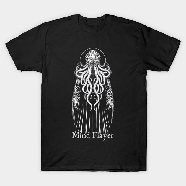 Mind Flayer T-Shirt by OddlyNoir